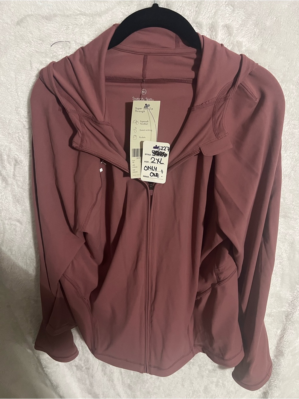 Sweaty Betty Plum Pink Kids Jacket